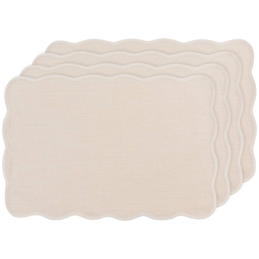 Set de 4 sets de table Natural Florence