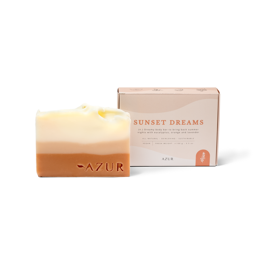 SUNSET DREAMS | barre relaxante pour le corps | savon naturel