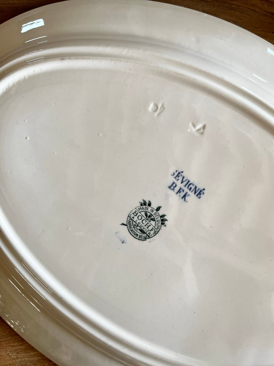 Plat oval terre de fer Sévigné - BFK