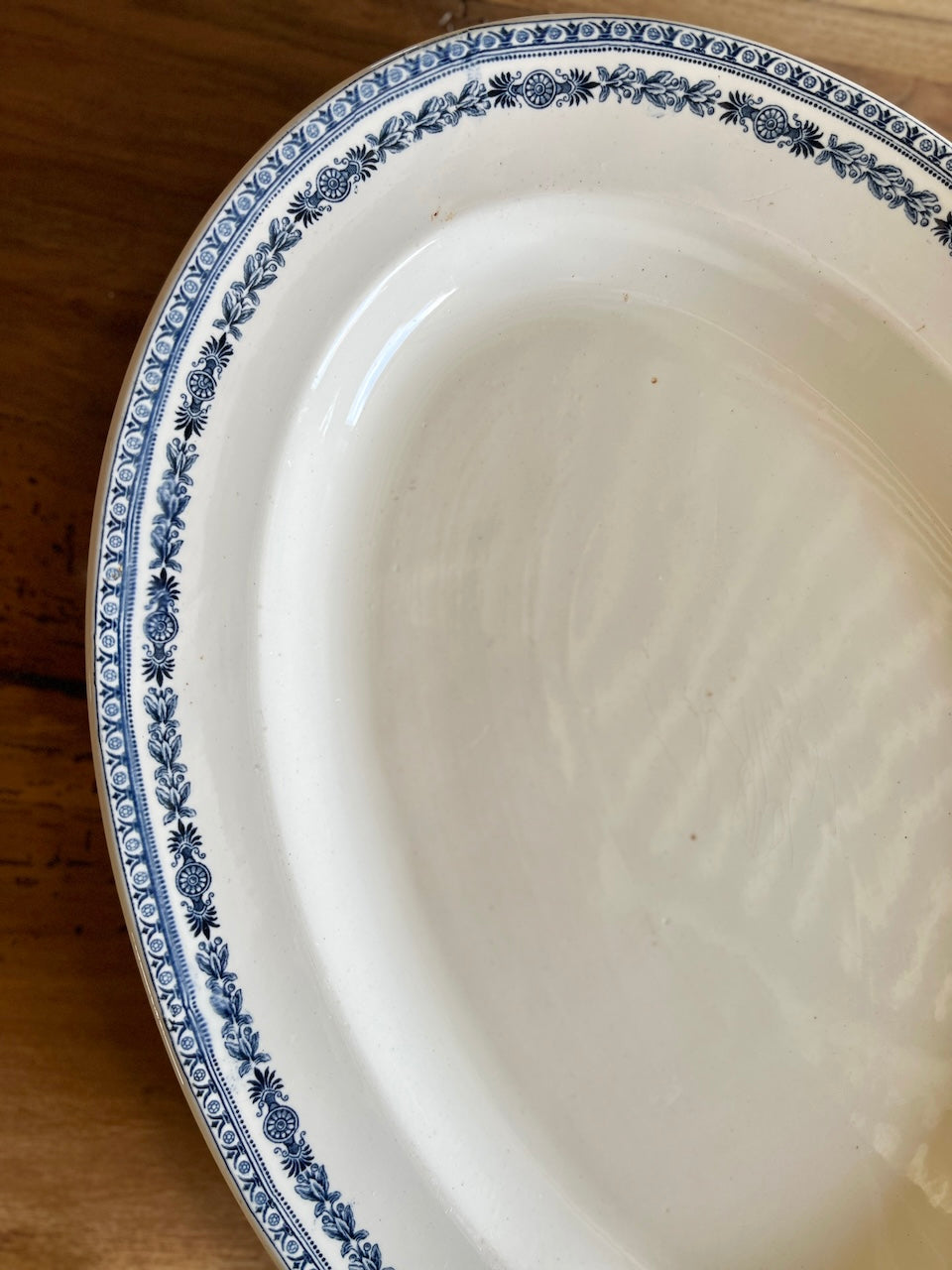 Plat oval terre de fer Sévigné - BFK