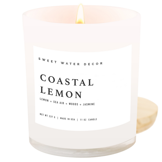 Bougie de soja Coastal Lemon - 50h