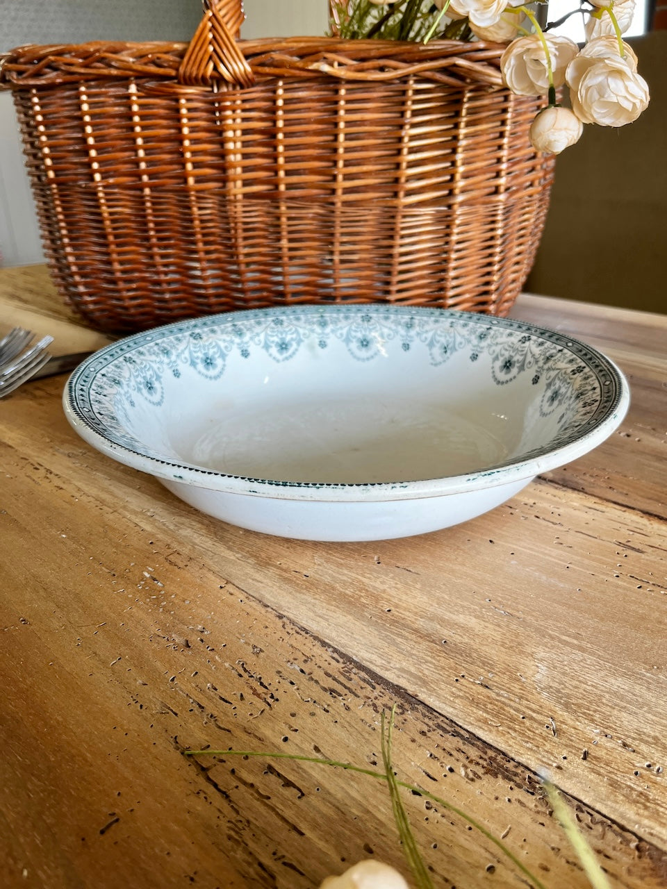 Plats et saladier terre de fer Marceau - Saint Amand et Hamage