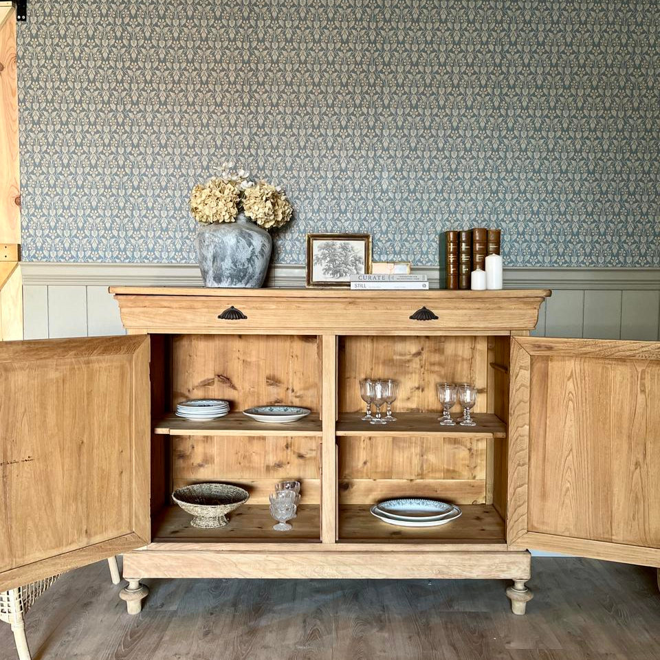 Buffet en orme - 2 portes et 1 tiroir
