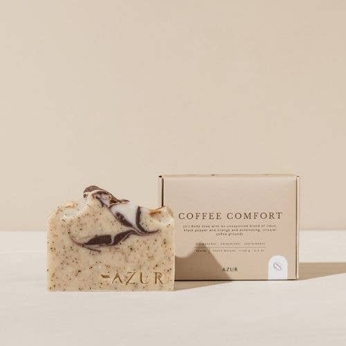COFFEE COMFORT | barre exfoliante pour le corps | savon naturel