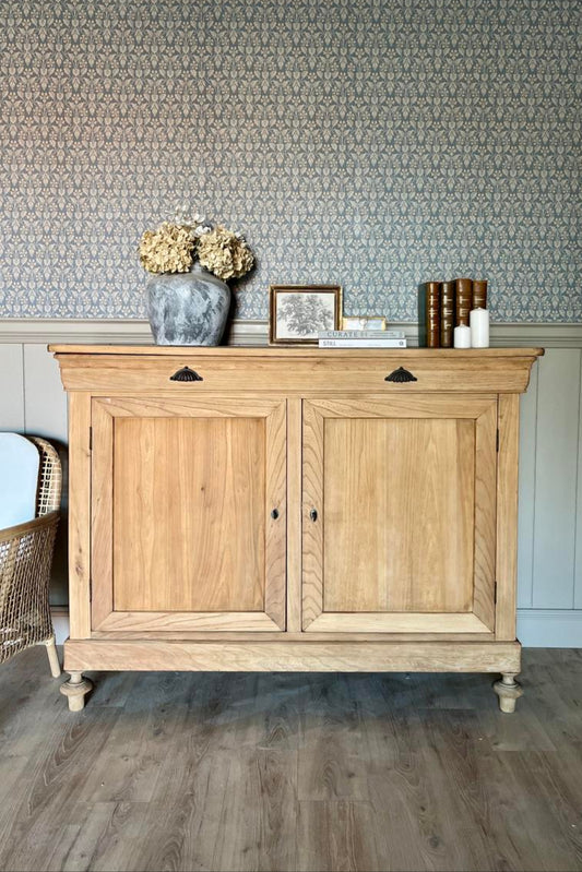Buffet en orme - 2 portes et 1 tiroir
