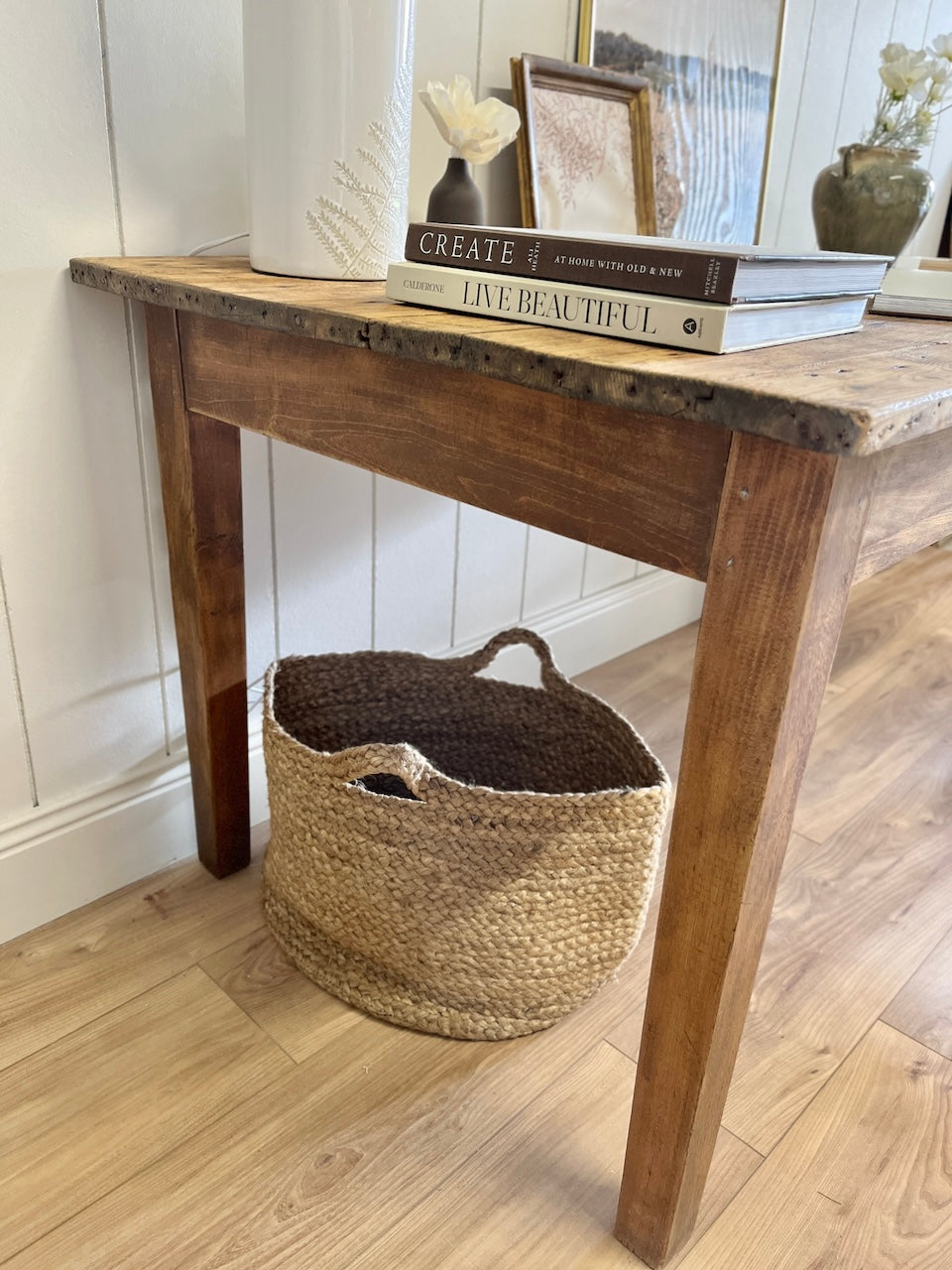 Table de ferme rustique