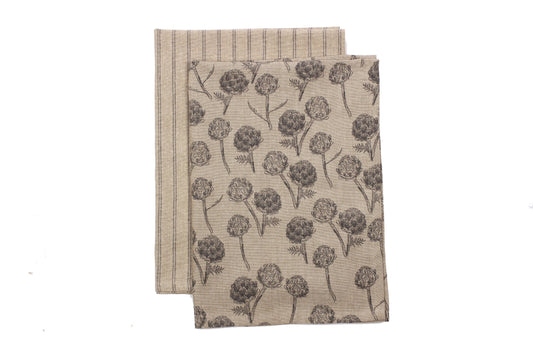 Set de torchons Artichoke Charcoal
