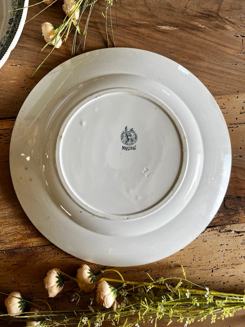 Plats et saladier terre de fer Marceau - Saint Amand et Hamage