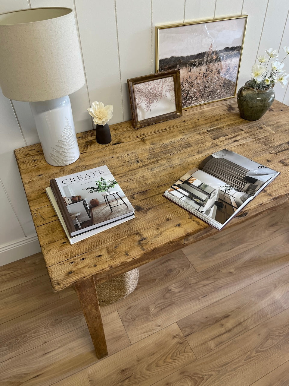 Table de ferme rustique