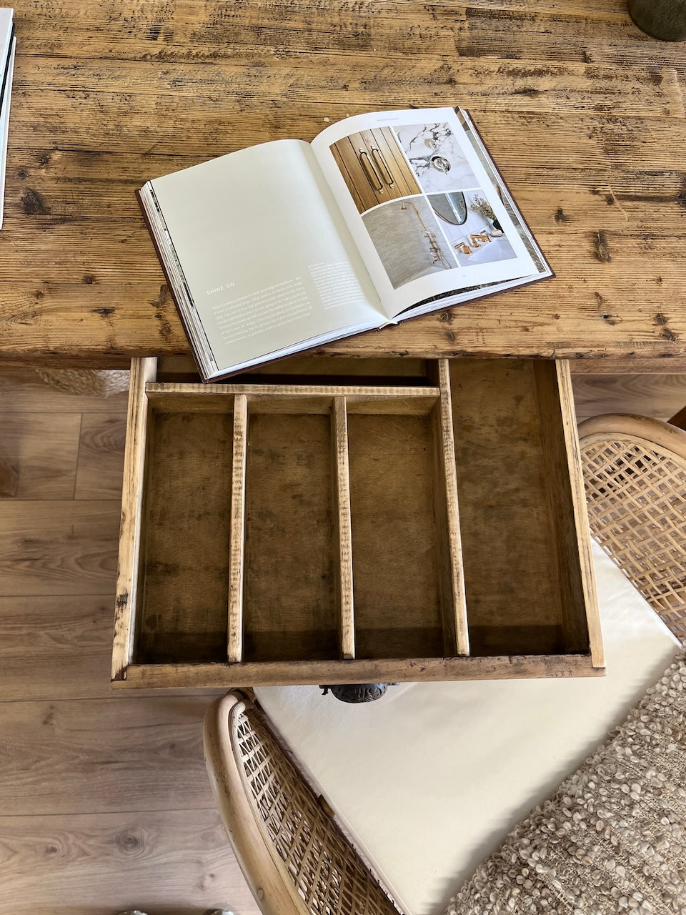 Table de ferme rustique