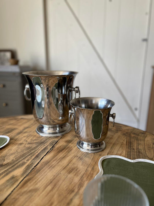 Seau à champagne et seau à glaçons - vintage