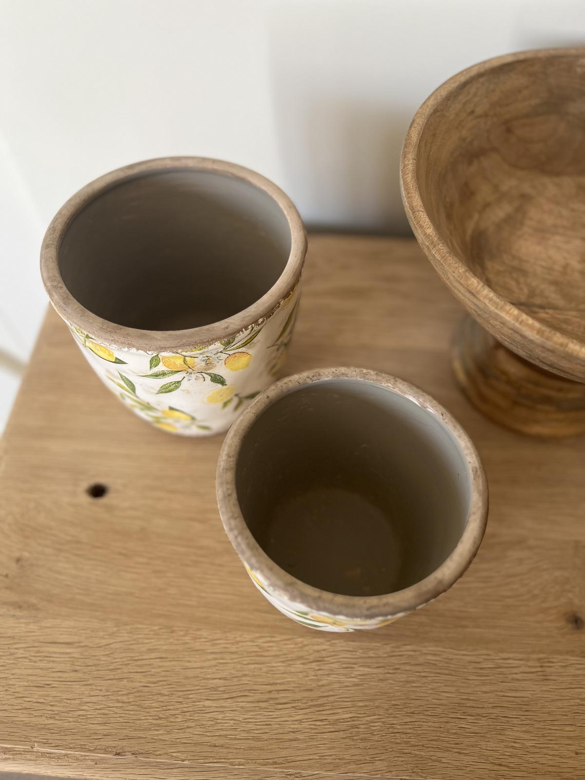 Cache pot citrons