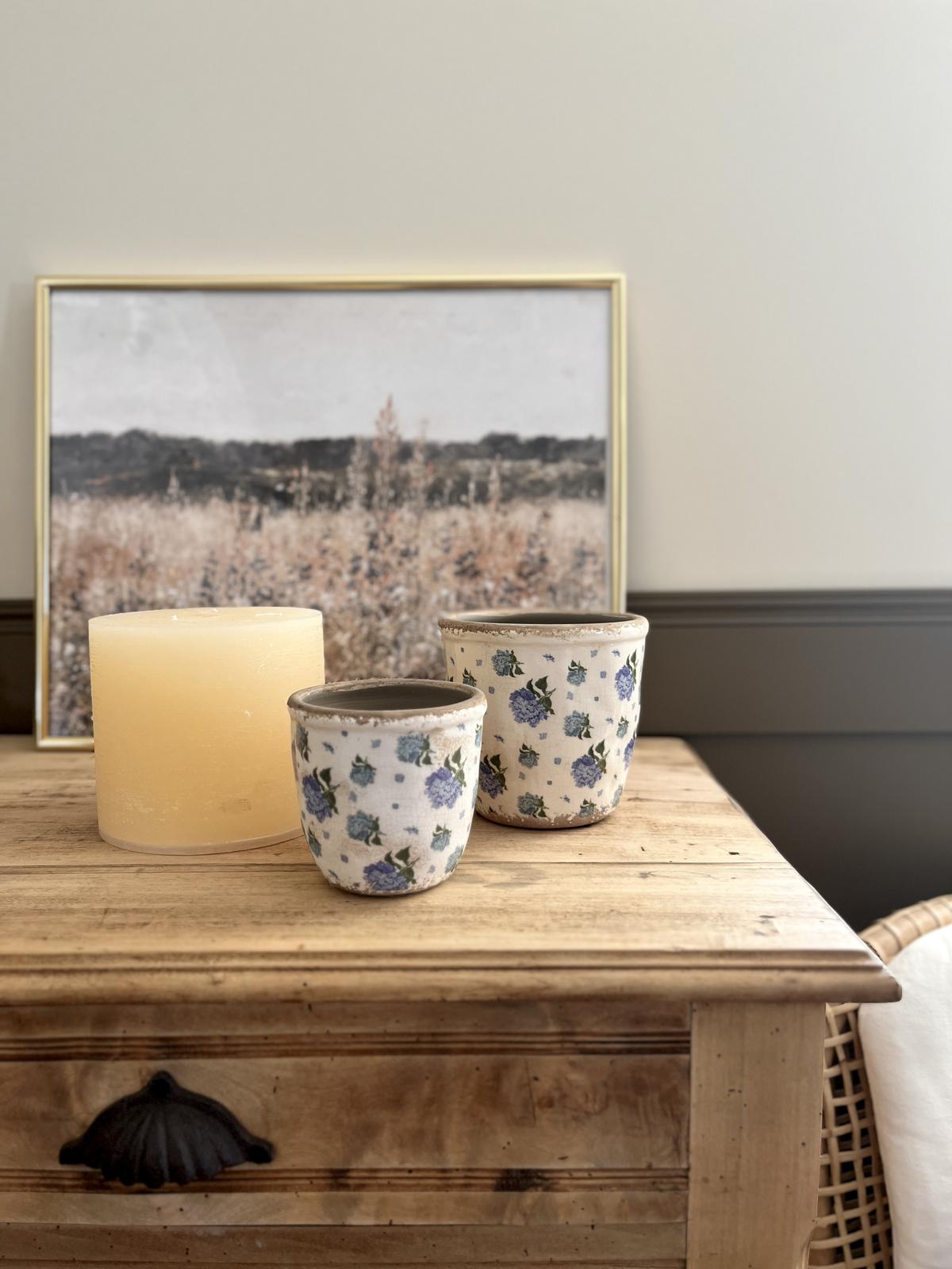 Cache pot hortensias