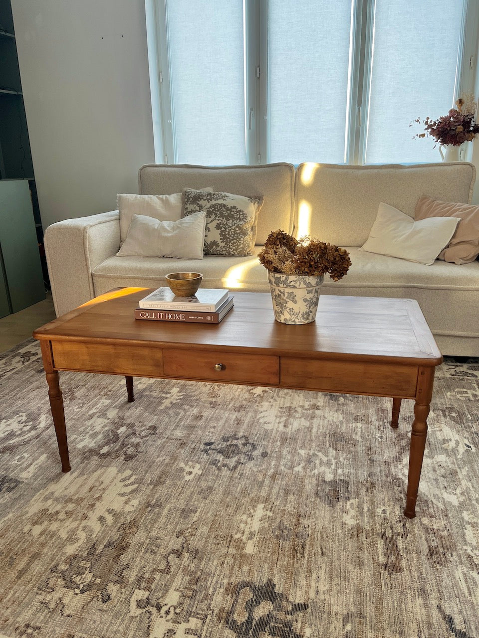 Table basse bois massif