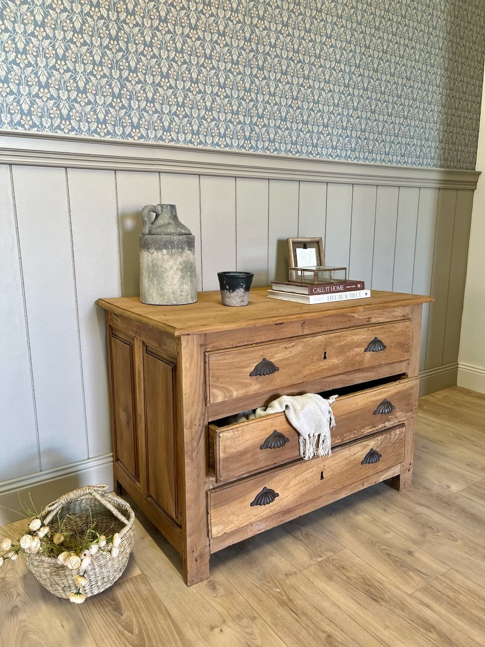 Commode rustique 3 tiroirs