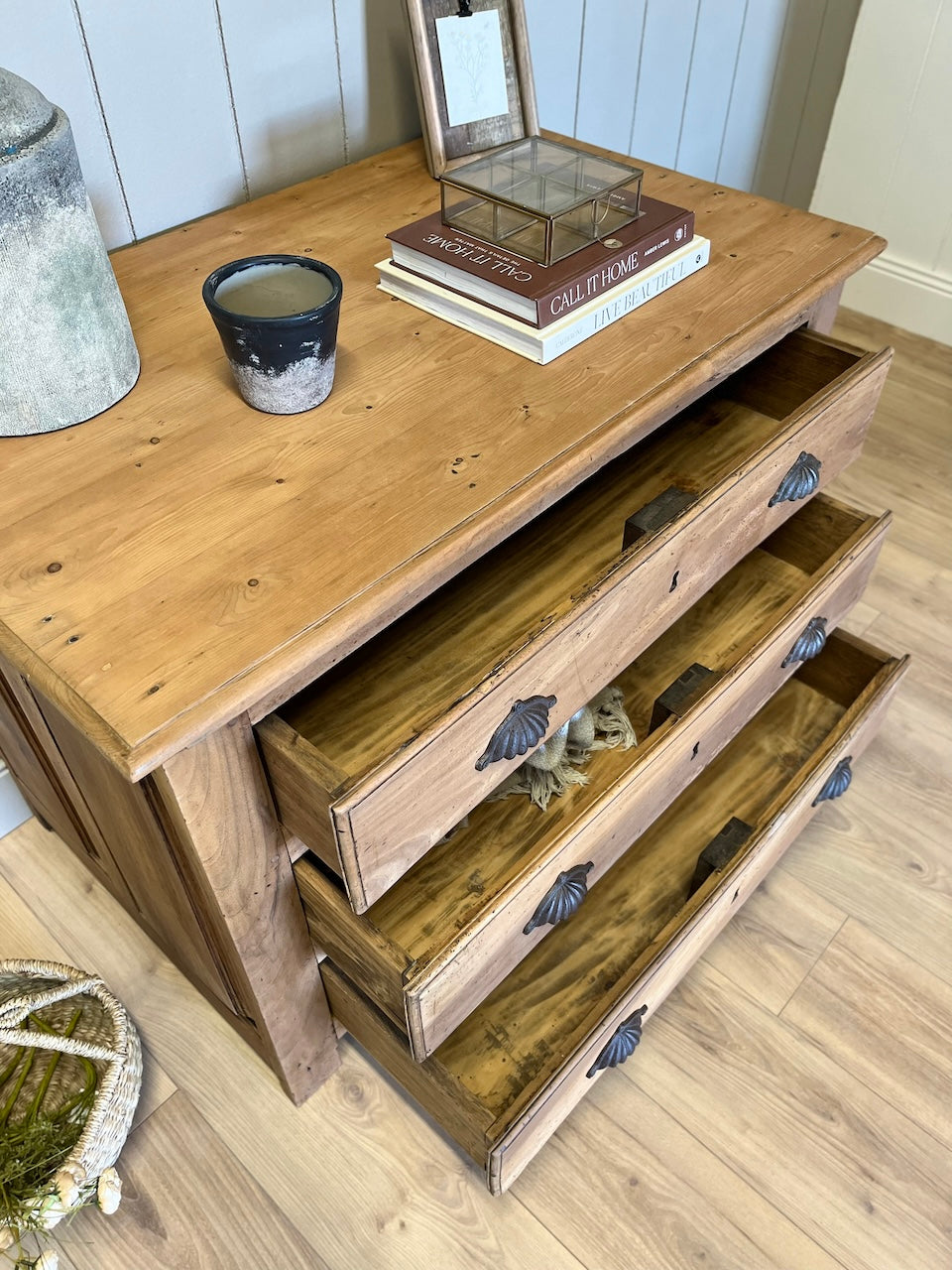 Commode rustique 3 tiroirs