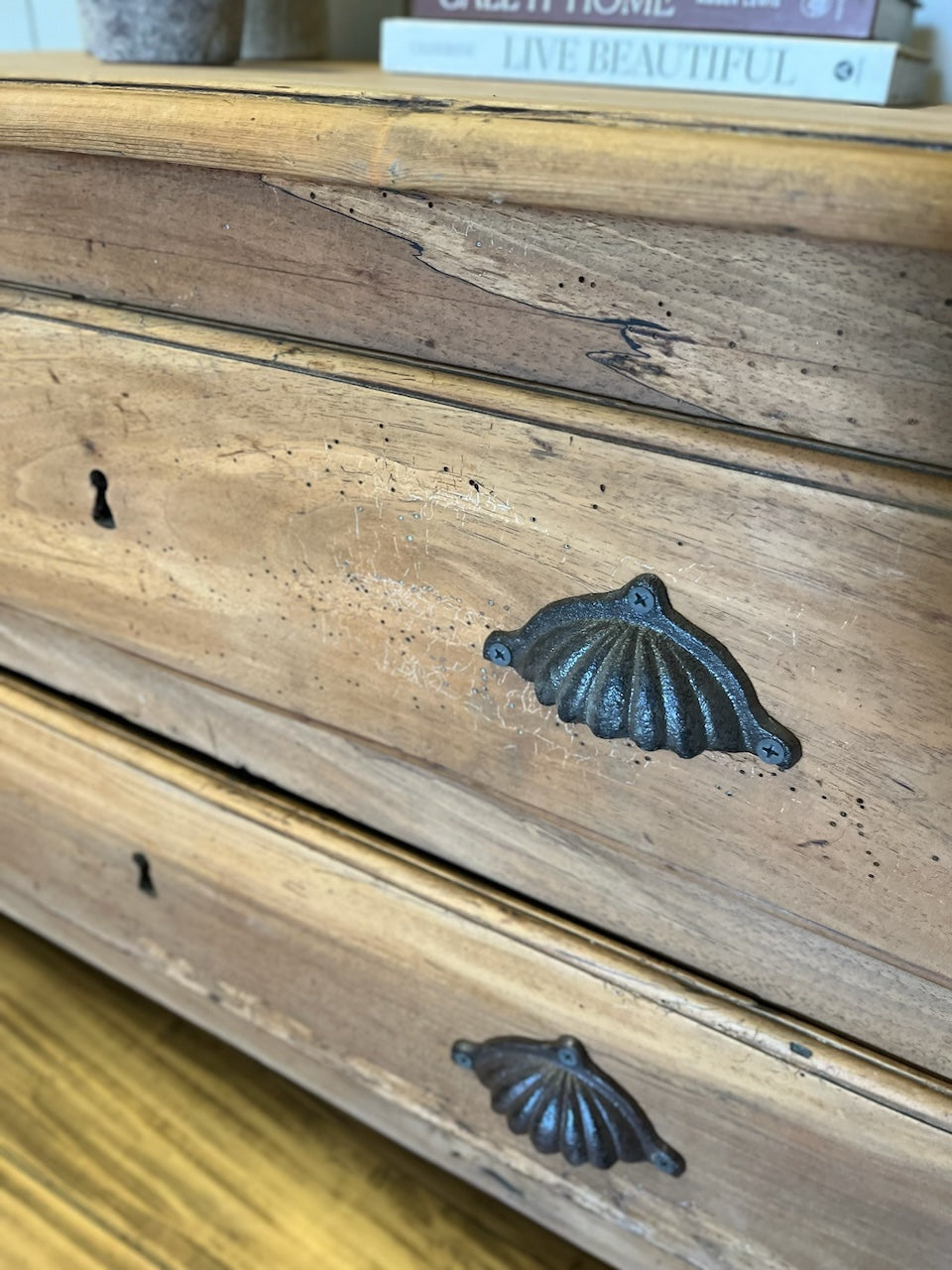 Commode rustique 3 tiroirs