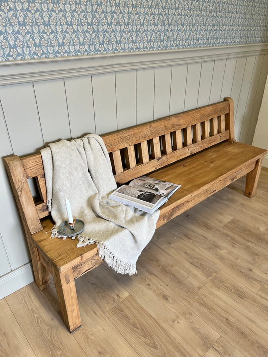 Banc en pin massif