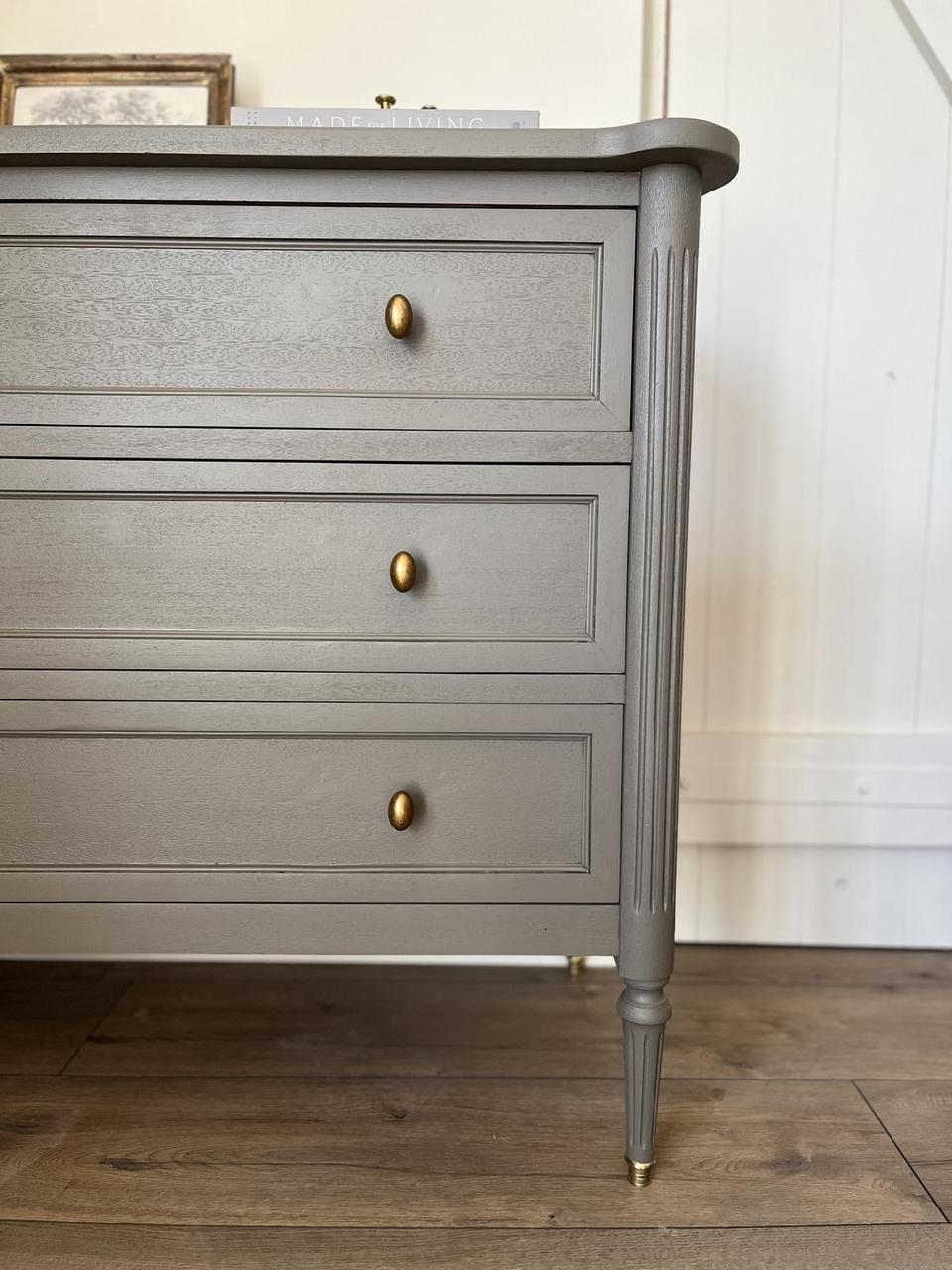 Commode 3 tiroirs - kaki