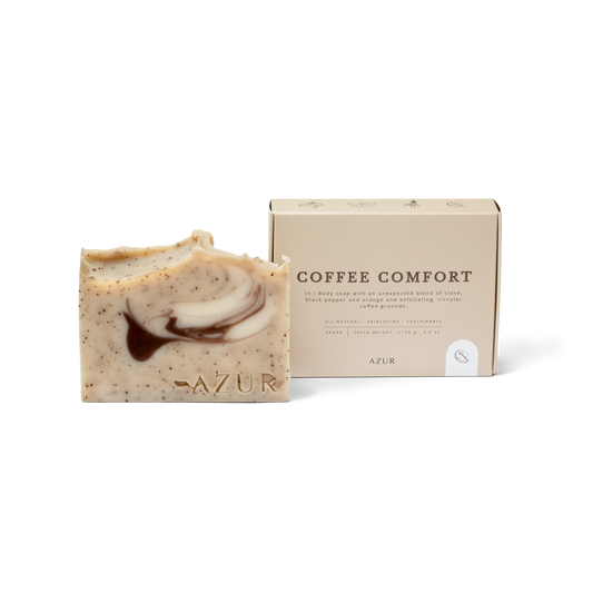 COFFEE COMFORT | barre exfoliante pour le corps | savon naturel