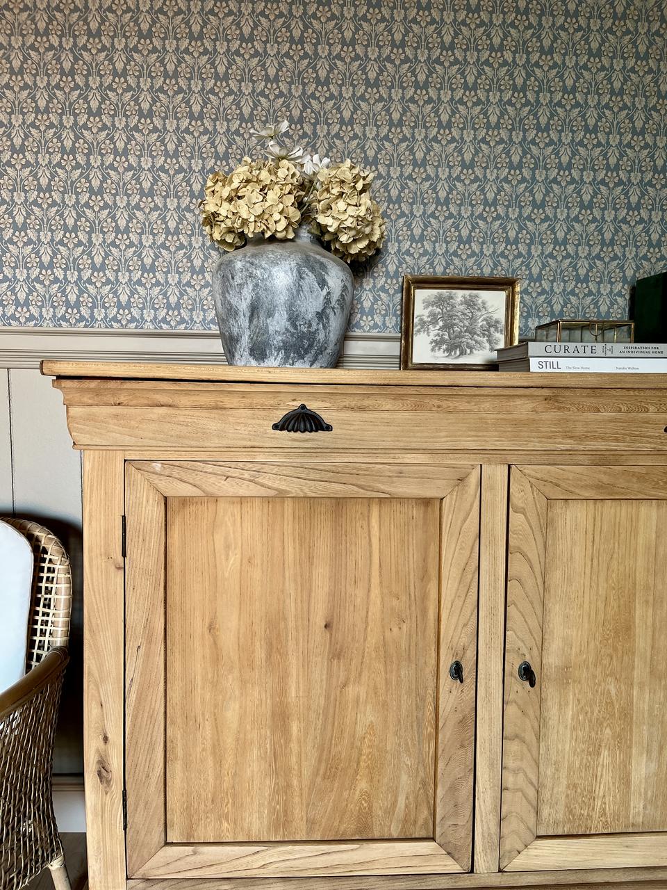 Buffet en orme - 2 portes et 1 tiroir