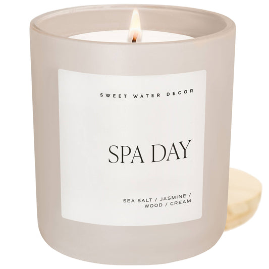 Bougie de soja Spa Day, pot mat - 70h
