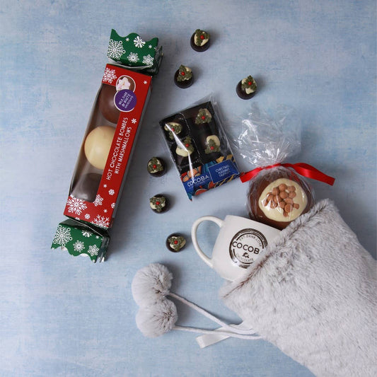 Paquet de 3 bombes à biscuits de Noël - Lait, blanc et foncé