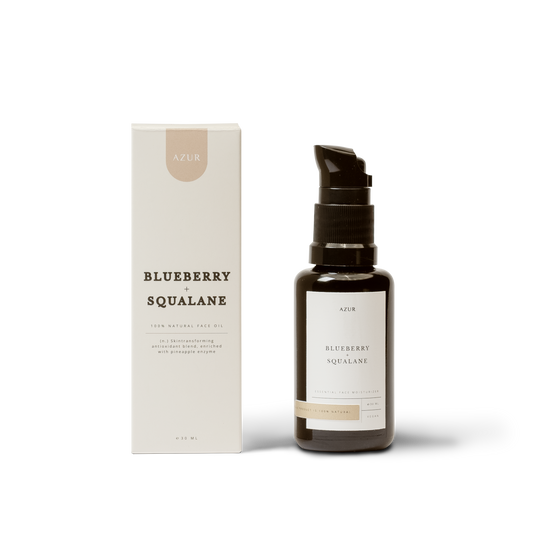 Huile pour le visage SQUALANE + MYRTILLE | 100 % naturelle