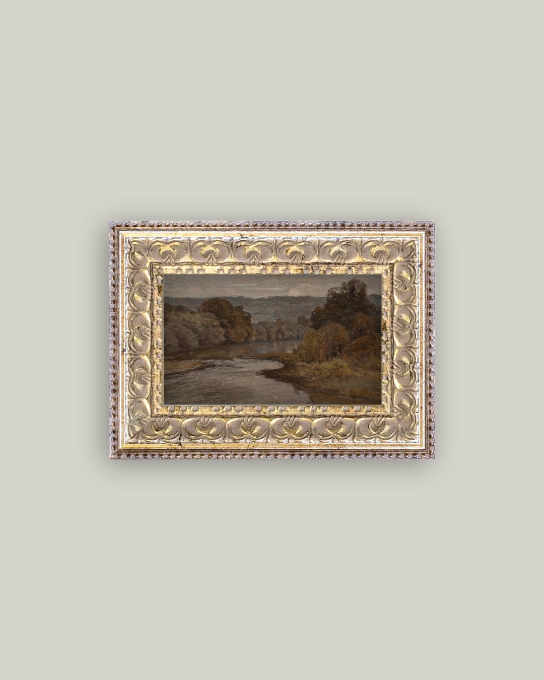 Impression sur toile encadrée Rivière d'automne