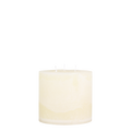 Bougie pilier rustique à 3 mèches 80h - crème