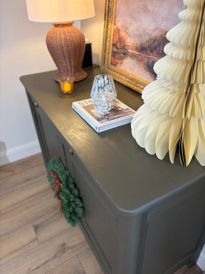 Buffet en merisier - brun/kaki