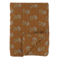 Couverture piquée - terracotta