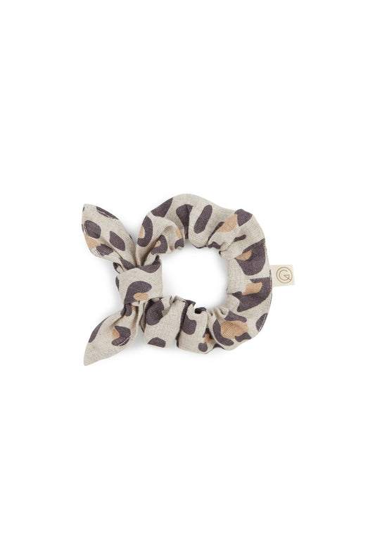 Chouchou en lin - Léopard