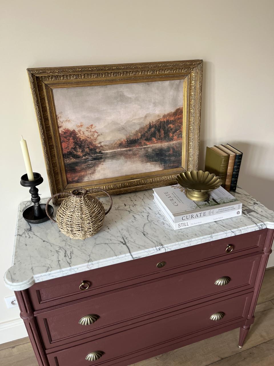 Commode 3 tiroirs style Louis XVI