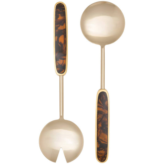Set de 2 couverts à salade Tortoise
