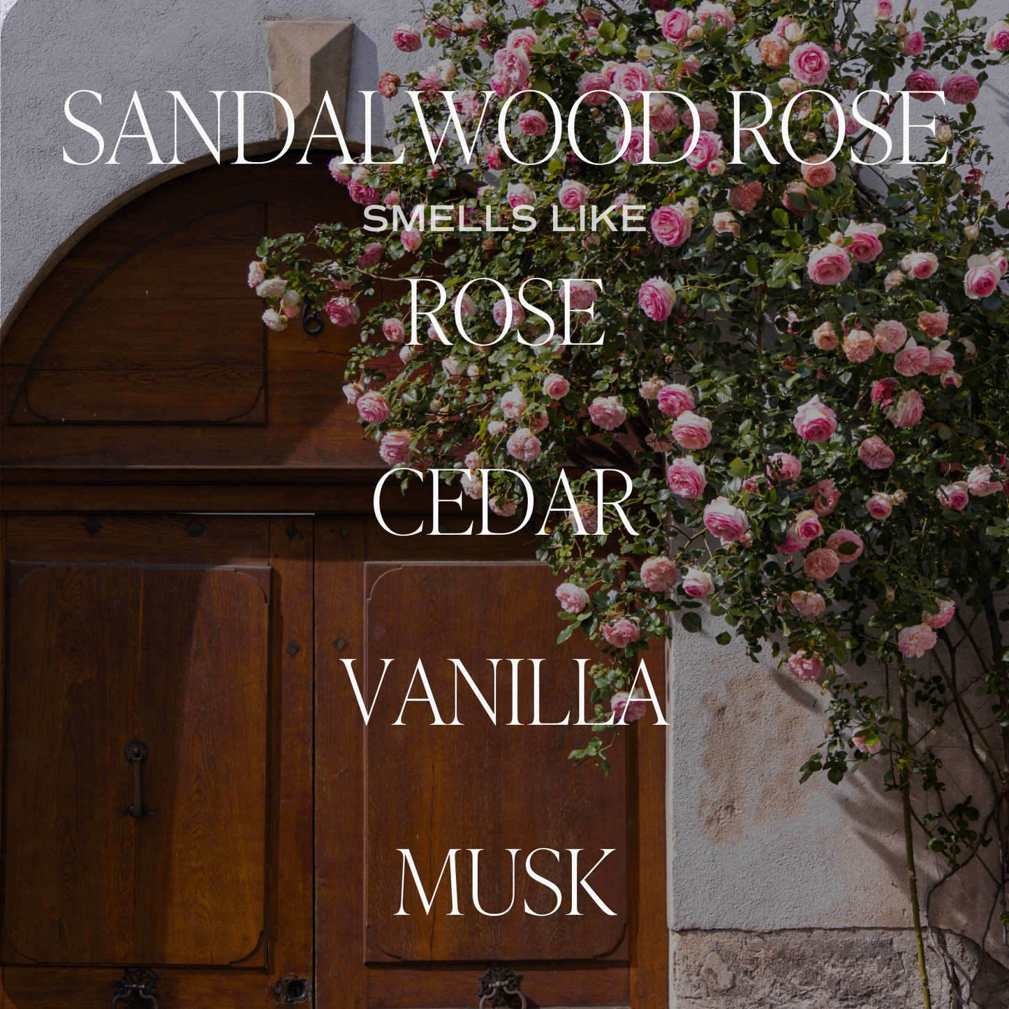 Bougie de soja Sandalwood Rose - 40h
