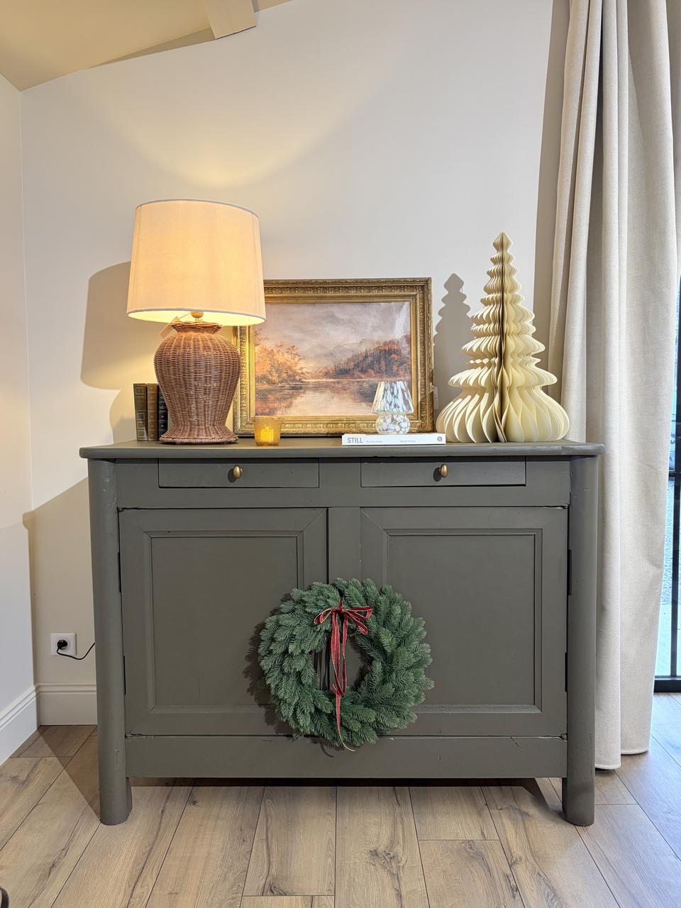 Buffet en merisier - brun/kaki