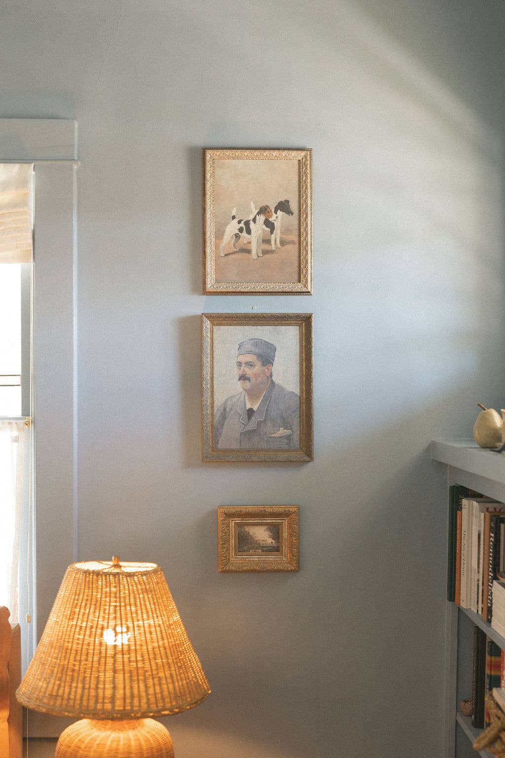 Impression sur toile encadrée de deux Fox Terriers
