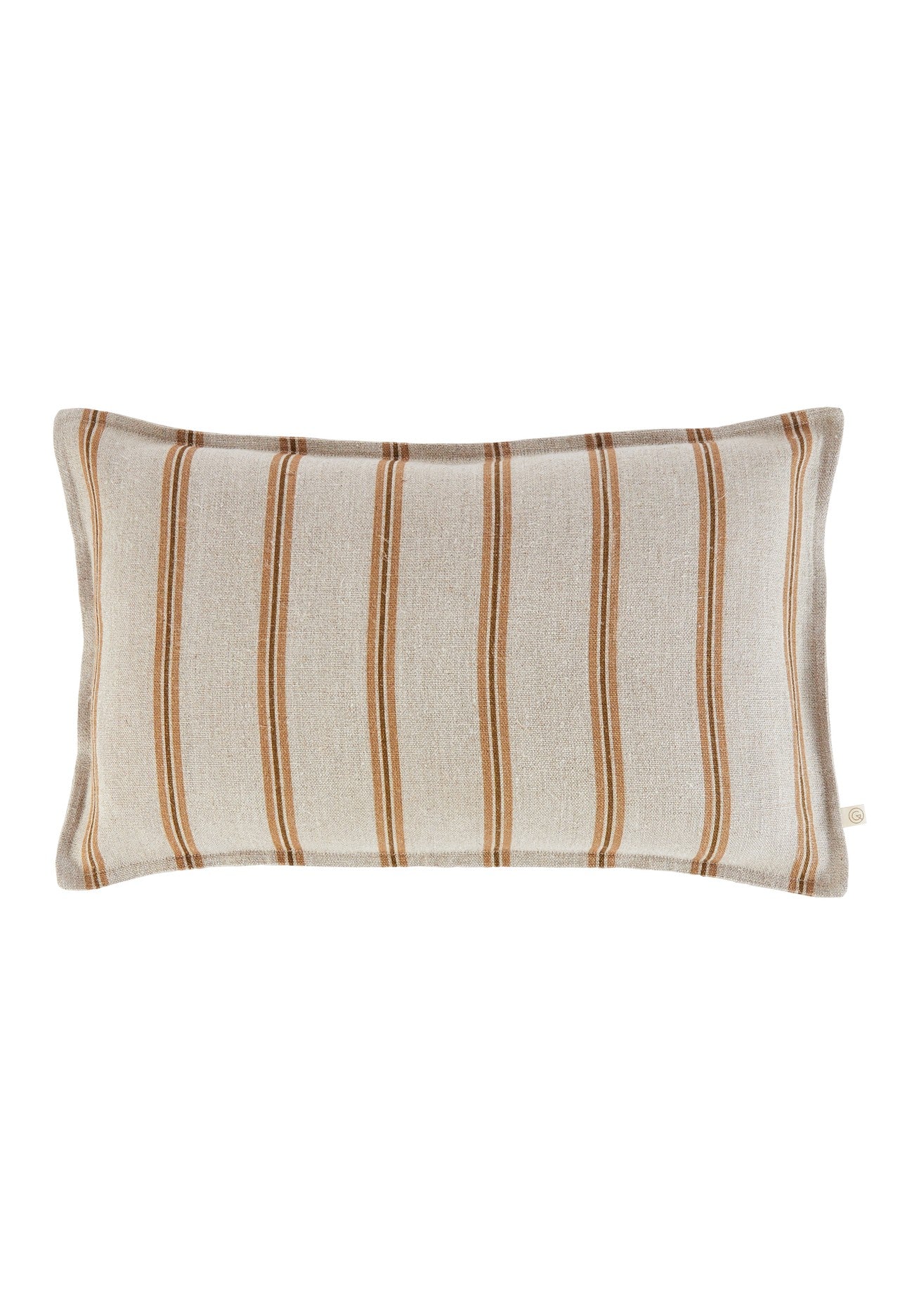 Housse de coussin rectangulaire en coton - Rayures Corde