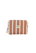 Trousse de toilette - rayures Noisette