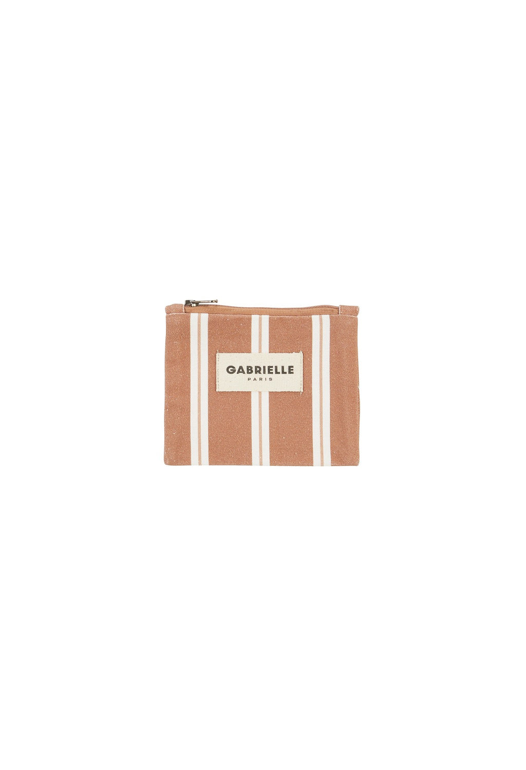 Porte monnaie - Rayures Noisette