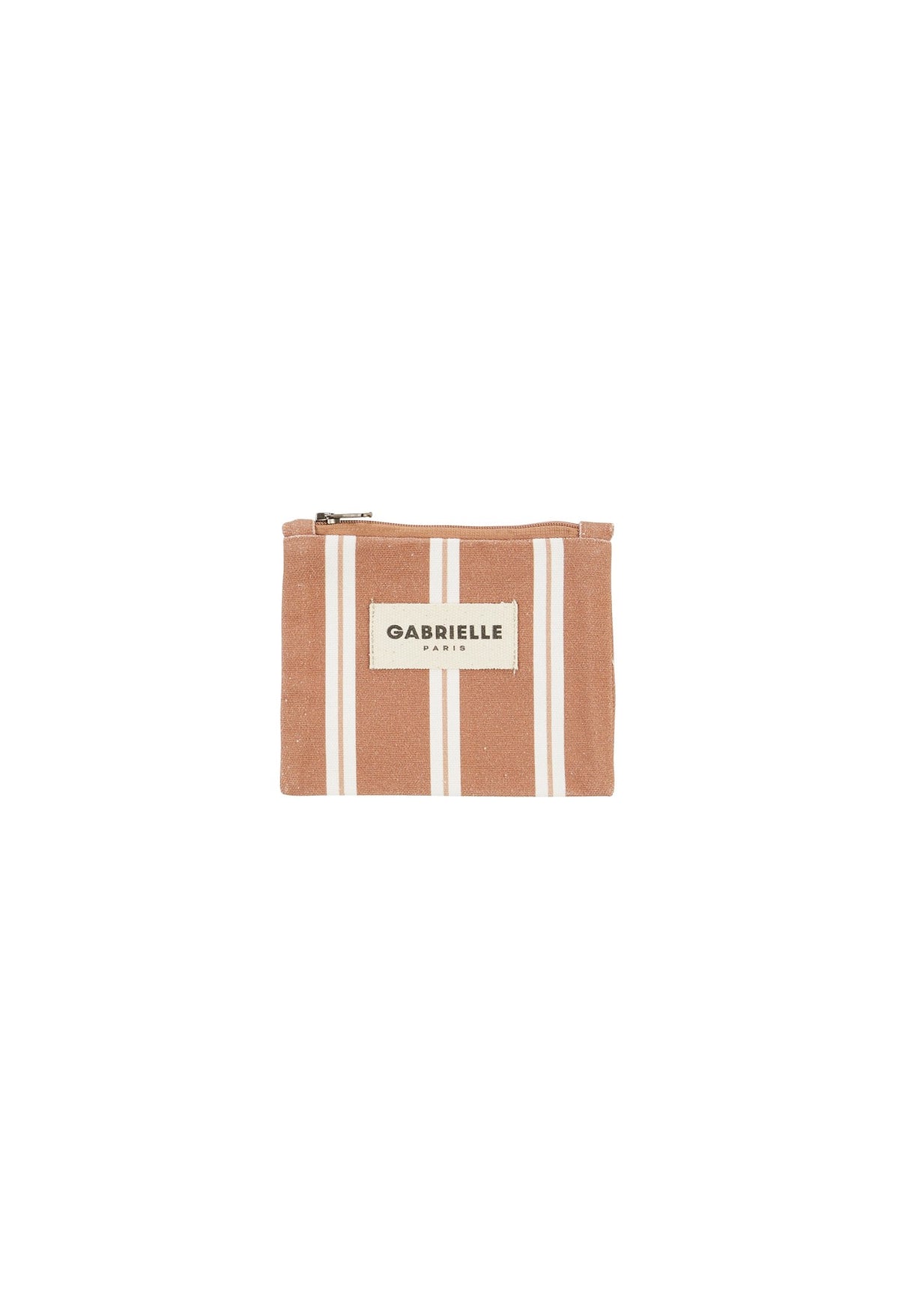 Porte monnaie - Rayures Noisette