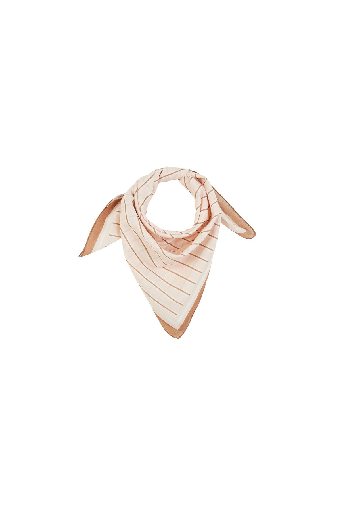 Foulard - Rayures Crème S
