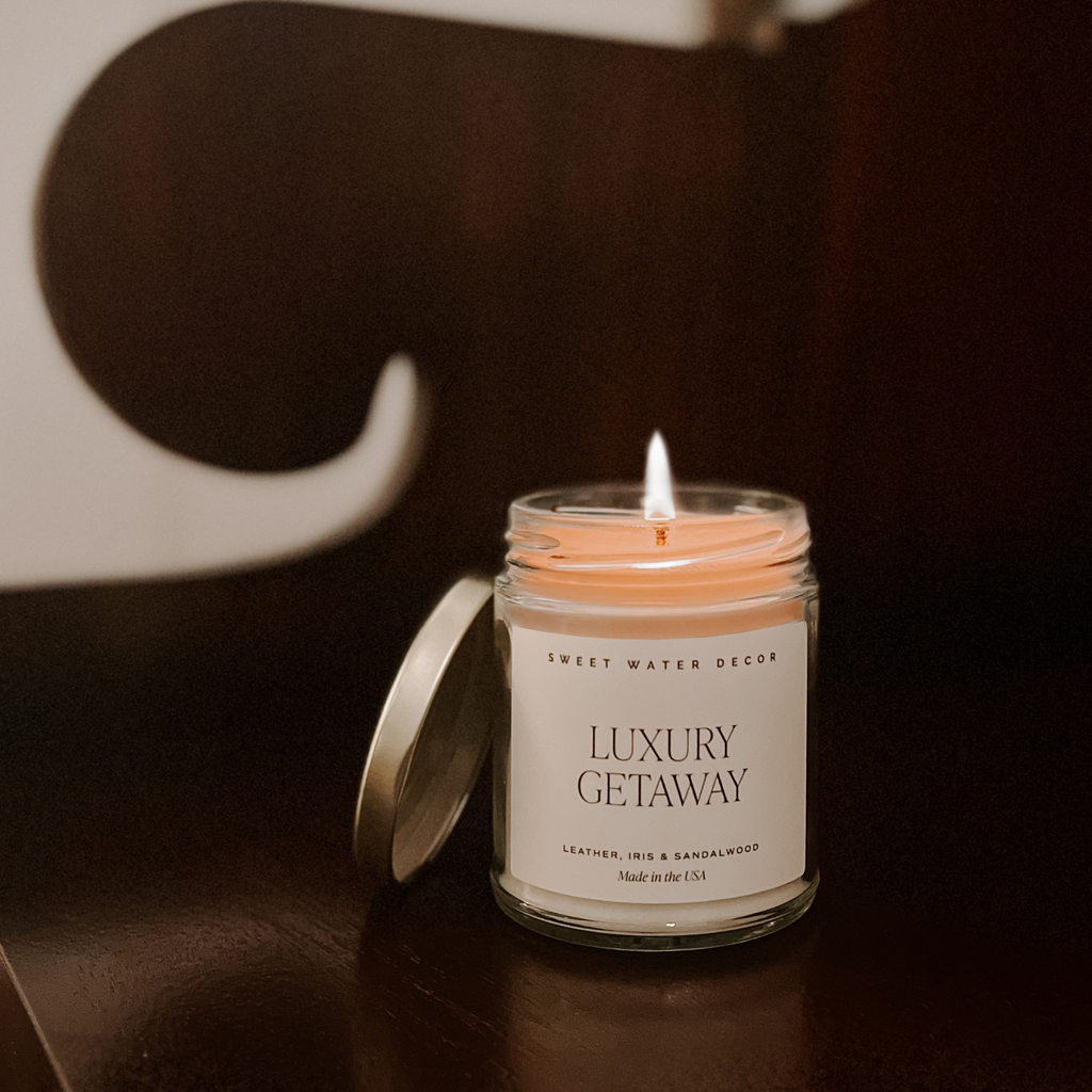 Bougie de soja en verre Luxury Getaway - 40h