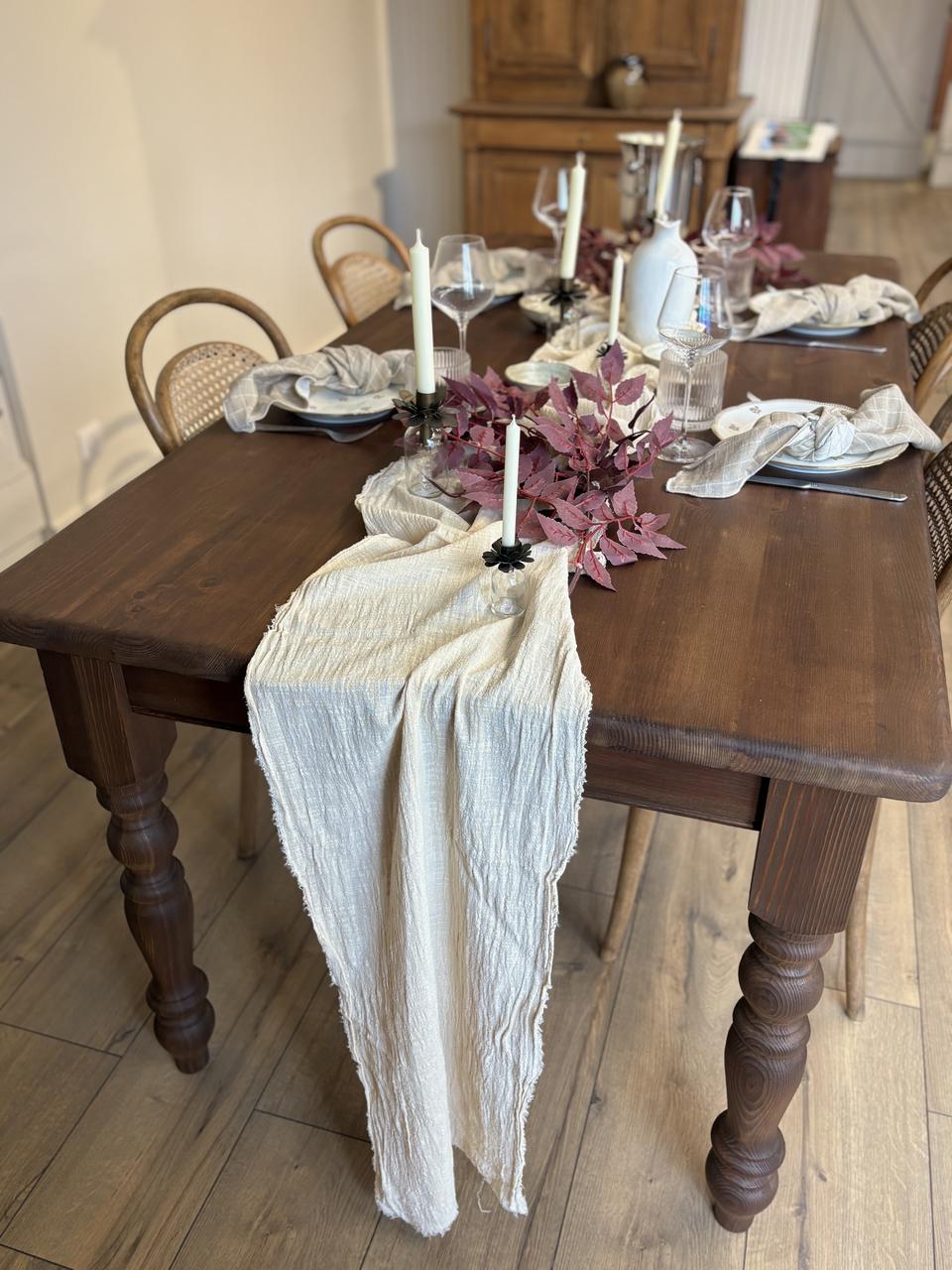 Table rectangulaire en pin