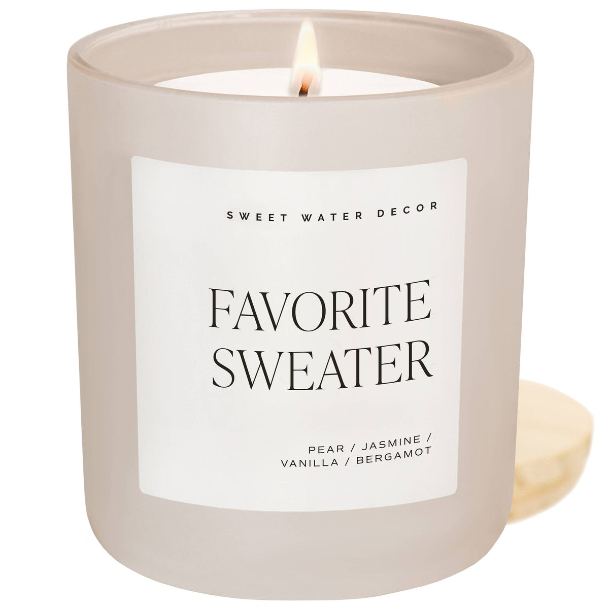 Bougie de soja Favorite Sweater - Pot mat