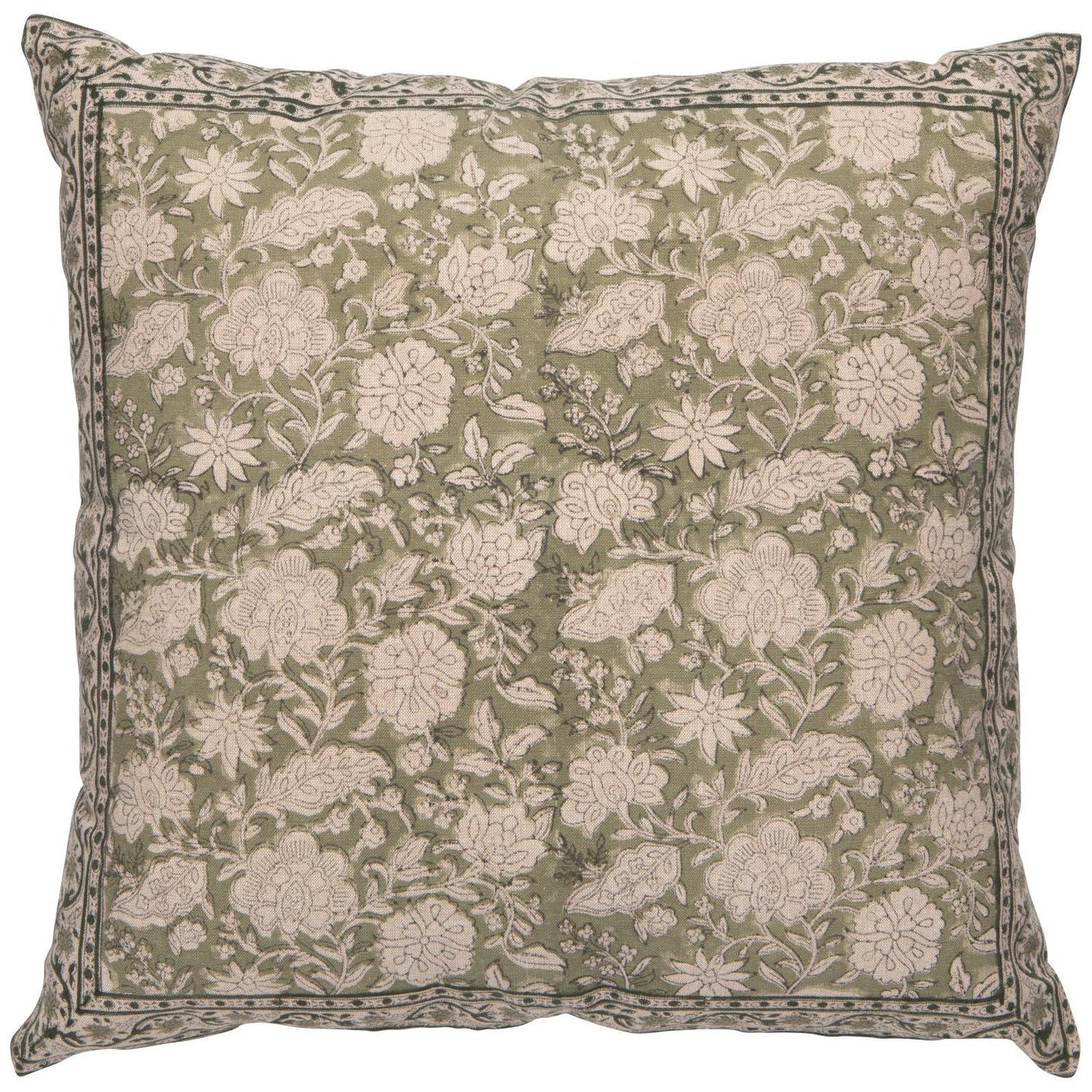 Coussin brodé Freesia - 45x45cm