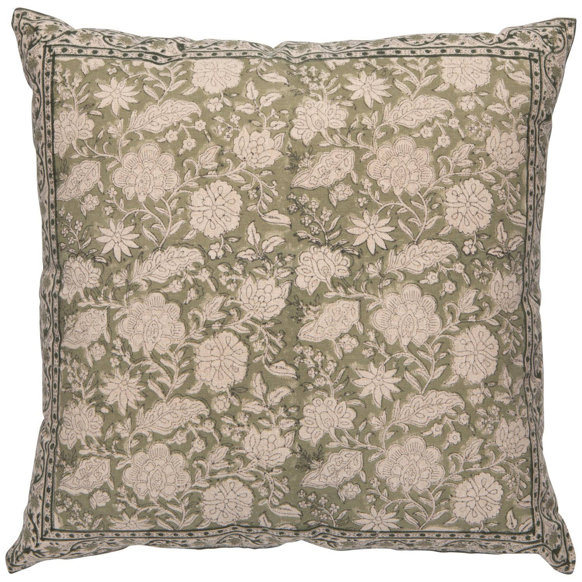 Coussin brodé Freesia - 45x45cm