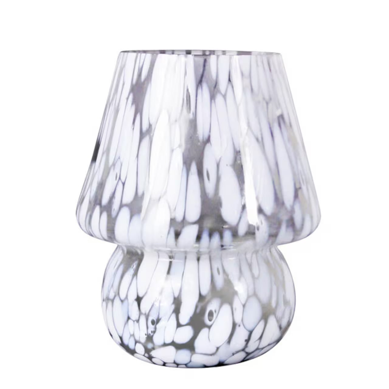 Photophore champignon à pois