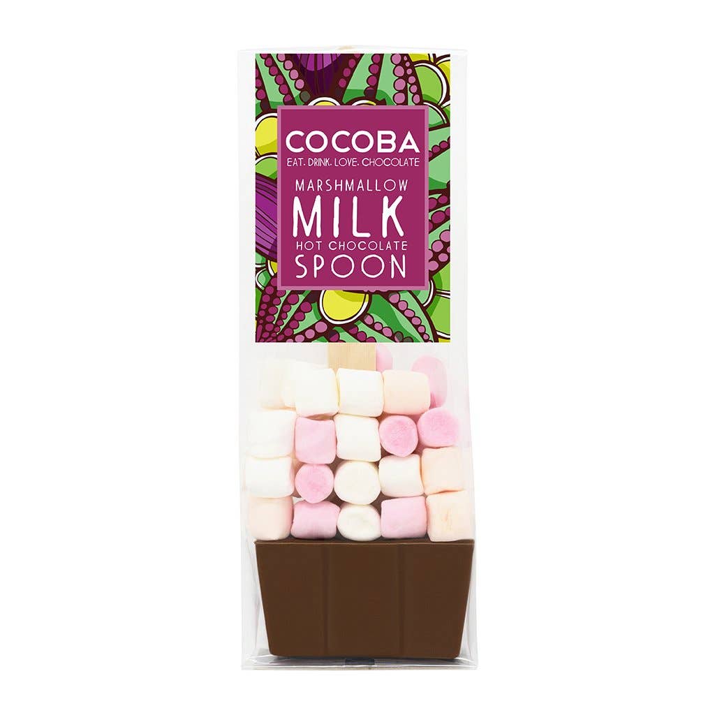 Cuillère à chocolat chaud au lait de guimauve